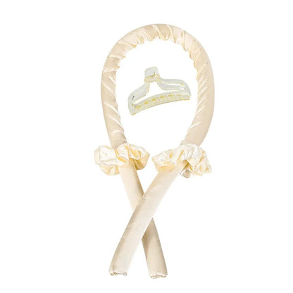 Diadema con rizador sin calor