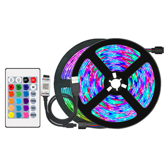 Control remoto y por aplicación para tiras de luces RGB Bluetooth