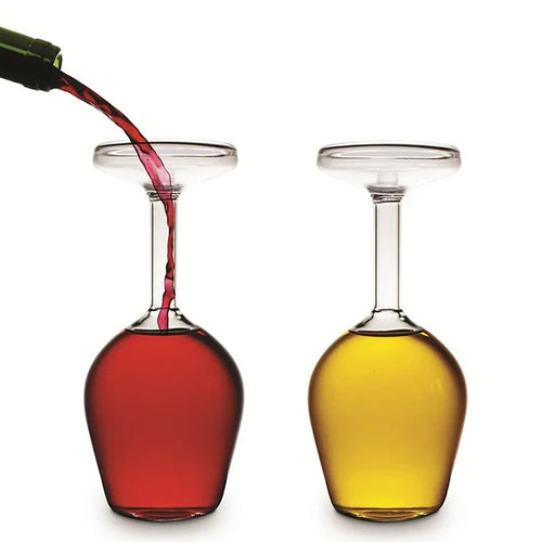 Copa de vino invertida