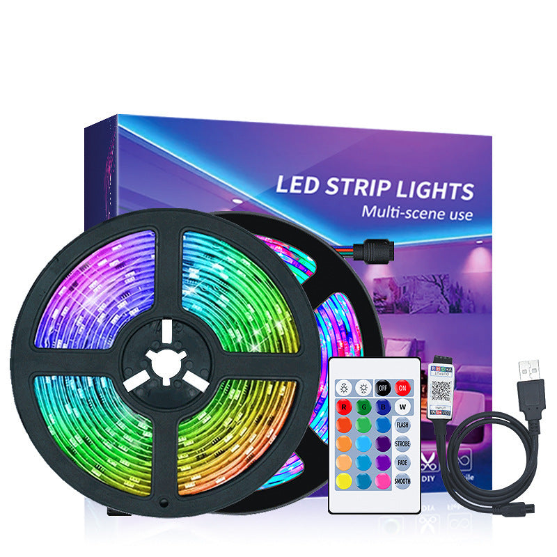 Control remoto y por aplicación para tiras de luces RGB Bluetooth