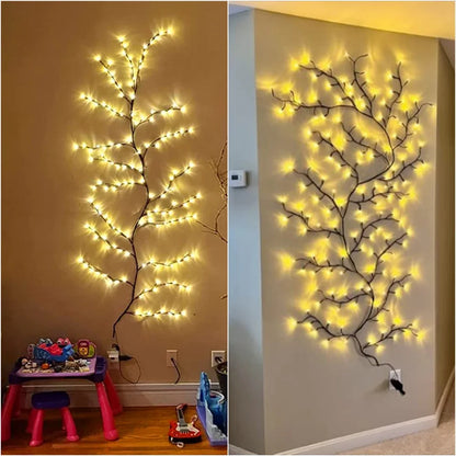 Luces de pared con forma de rama de árbol