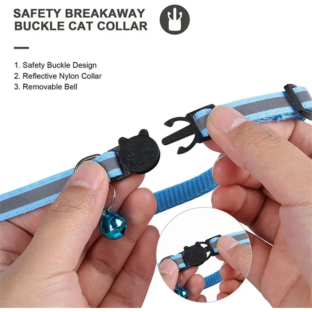 Collar reflectante para gatos con soporte para Apple AirTag