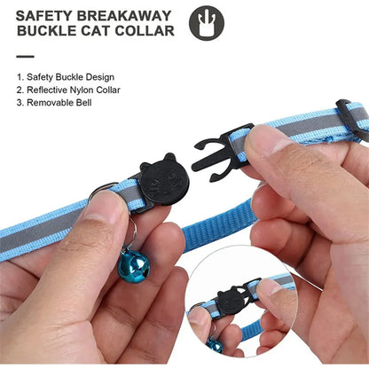 Collar reflectante para gatos con soporte para Apple AirTag