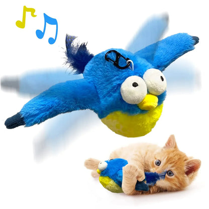 Juguete Interactivo para Gato con Pájaro Realista 🐦✨ – ¡Diversión que Despierta sus Instintos!